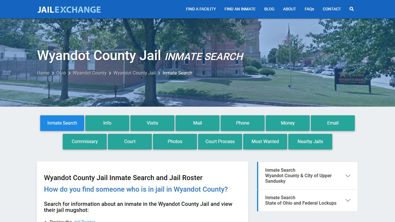 Inmate Search: Roster & Mugshots - Wyandot County Jail, OH